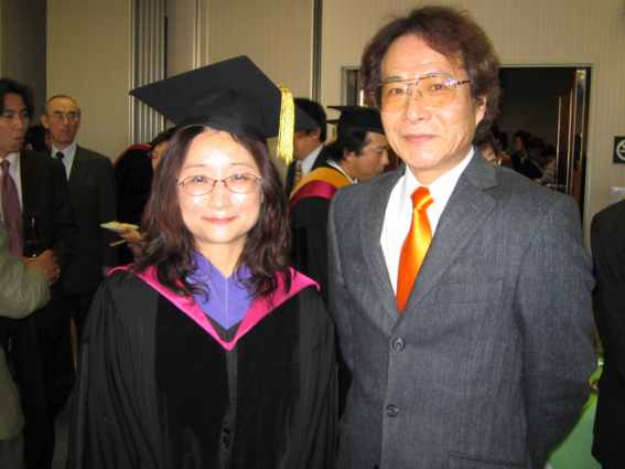 ms.Naohara with Prof.Nishiyama