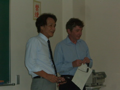 Prof Nishiyama and Prof Roe