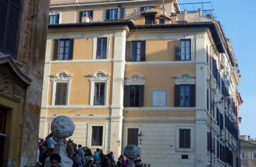 keats house in rome